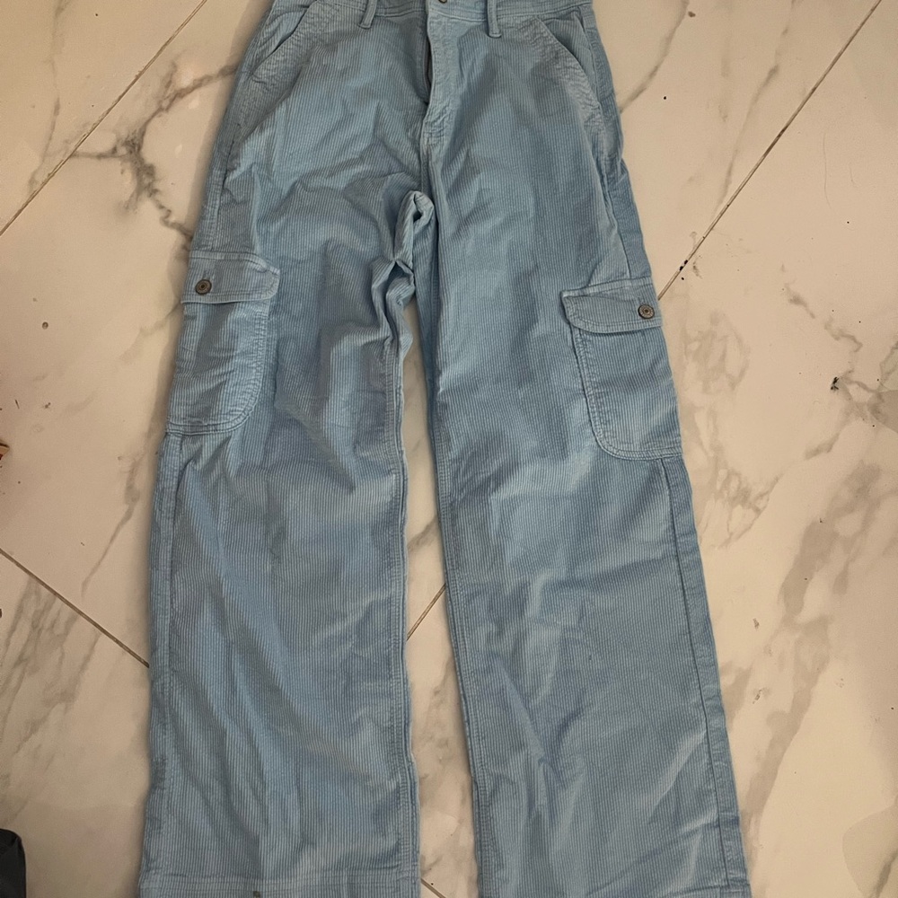 Light Blue Cargo Pants